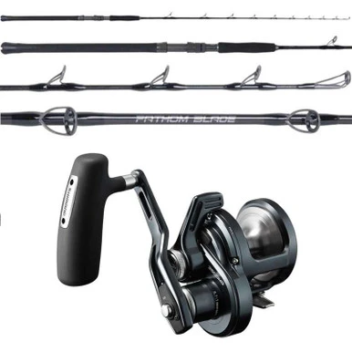 Shimano Ocea Jigger LD OCEAJGLD2500HG / OTI Fathom Blade OTI-FB510300C Conventional Jigging Combo