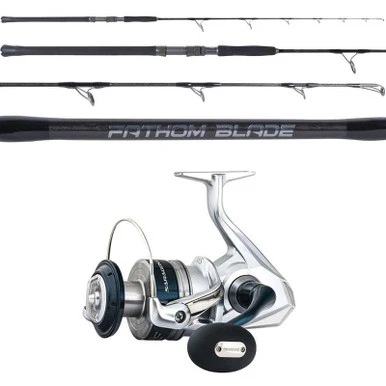Shimano Saragosa SW A SRG8000SWAHG / OTI Fathom Blade FB510300S Spinning Jigging Combo