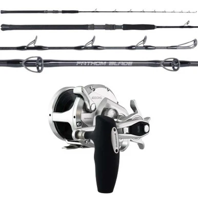 Shimano Ocea Jigger OCEAJG4000 / OTI Fathom Blade OTI-FB56500C Conventional Jigging Combo