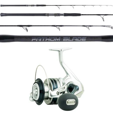 Shimano Saragosa SW A SRG25000SWA / OTI Fathom Blade FB56500S Spinning Jigging Combo