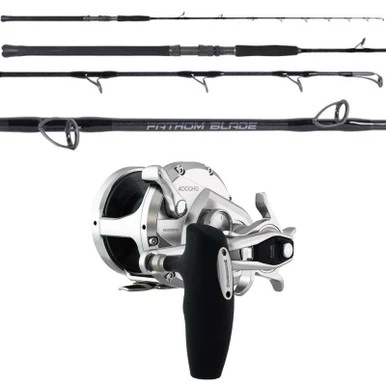 Shimano Ocea Jigger OCEAJG4000HG / OTI Fathom Blade OTI-FB58400A Conventional Jigging Combo