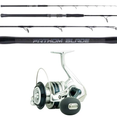 Shimano Saragosa SW A SRG20000SWAPG / OTI Fathom Blade FB58400S Spinning Jigging Combo