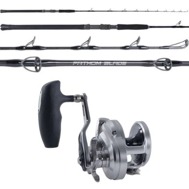 Shimano Ocea Jigger OCEAJG2000NRHG / OTI Fathom Blade OTI-FB60200C Conventional Jigging Combo