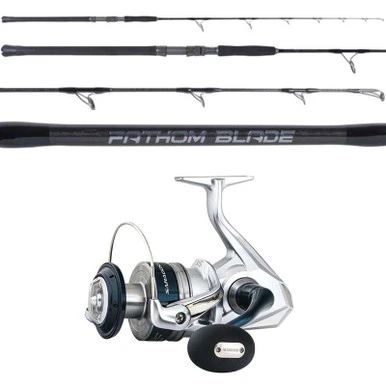 Shimano Saragosa SW A SRG8000SWAHG / OTI Fathom Blade FB60200S Spinning Jigging Combo