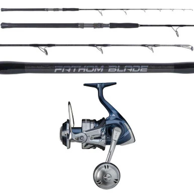 Shimano TwinPower SW C TPSW8000HGC / OTI Fathom Blade FB60200S Spinning Jigging Combo