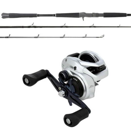 Shimano Tranx TRX300A / OTI-PBI701HFC Pitch Black Inshore Combo