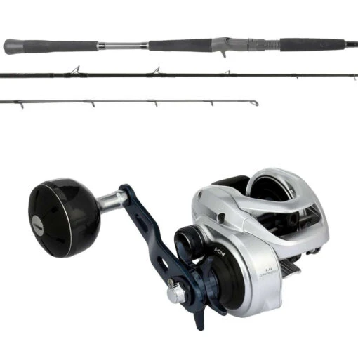 Shimano Tranx TRX300AHG / OTI-PBI701HFA Pitch Black Inshore Combo