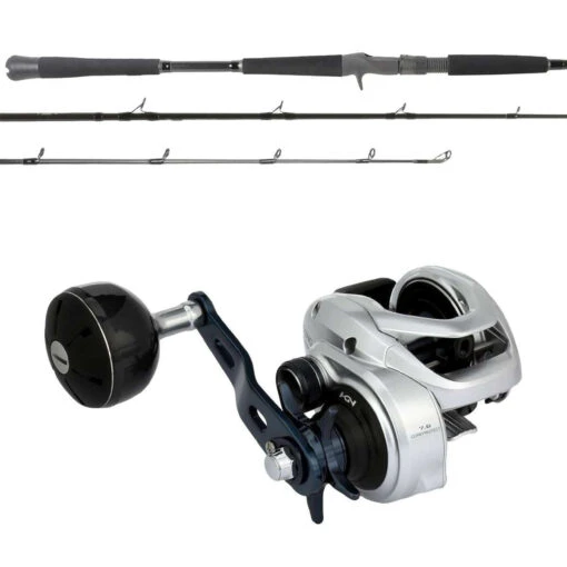 Shimano Tranx TRX300AHG / OTI-PBI701MHFC Pitch Black Inshore Combo