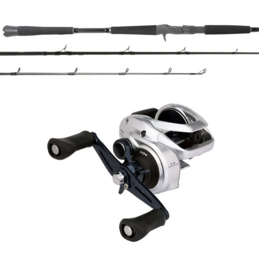 Shimano Tranx TRX400A / OTI-PBI701HFC Pitch Black Inshore Combo