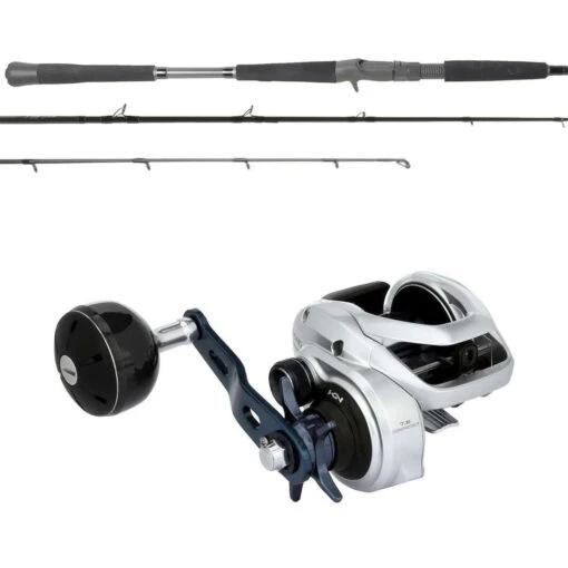 Shimano Tranx TRX400AHG / OTI-PBI701MHFA Pitch Black Inshore Combo