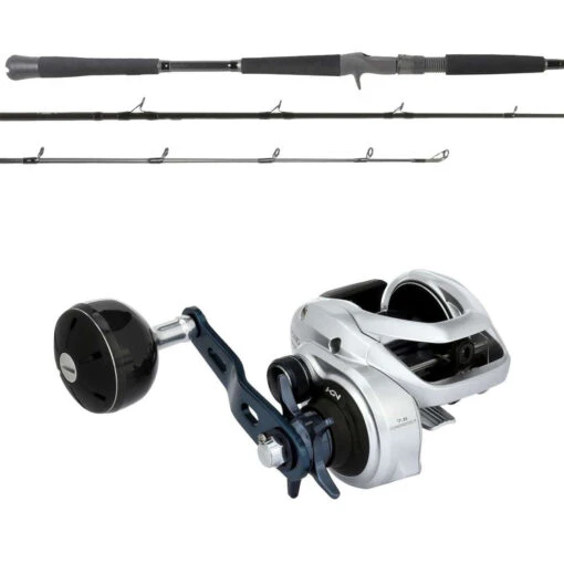 Shimano Tranx TRX400AHG / OTI-PBI701MHFC Pitch Black Inshore Combo