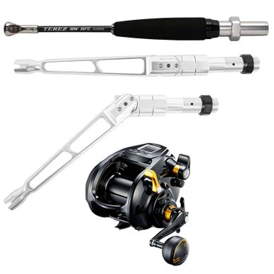 Shimano Terez TZBWKTEA / Beastmaster BM9000B BW BFC Kite Combo - Winthrop UB2-SLV Butt