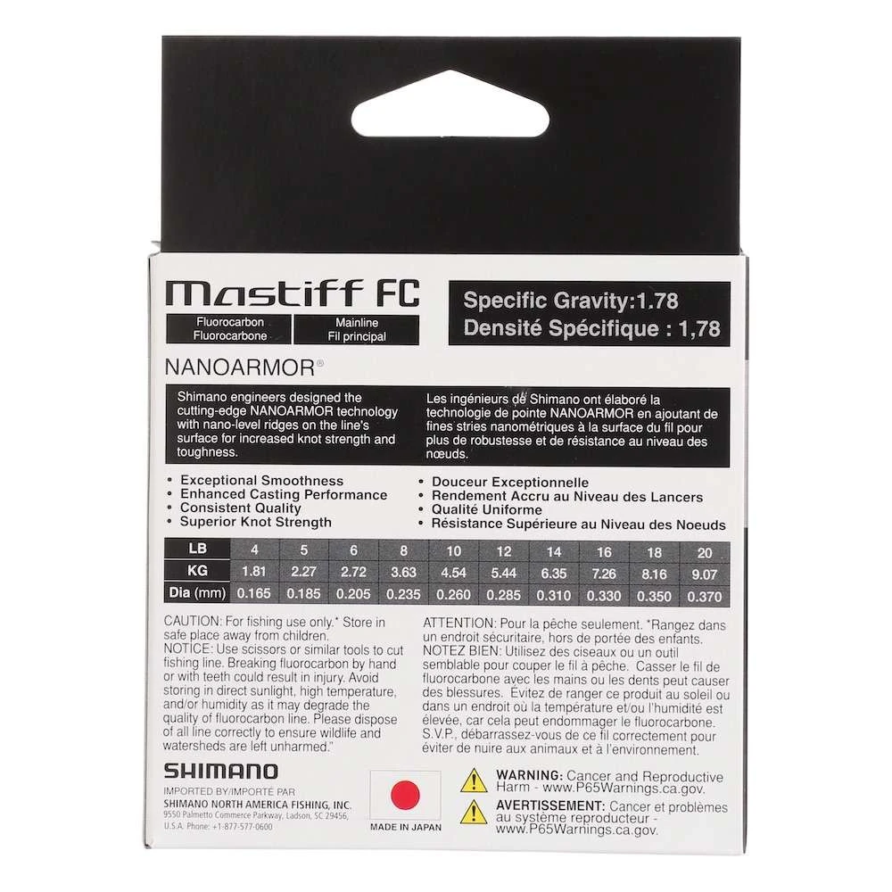 Shimano Mastiff FC Fluorocarbon Line 4 Shimano Mastiff FC Fluorocarbon Line - Image 2