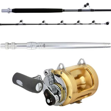 Shimano Terez TZBW78HFRUBA / Tiagra TI50WLRSA BW Full Roller Standup Combo - UB2-SLV