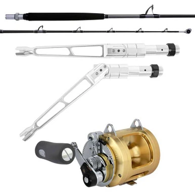 Shimano Terez TZBWHS57HA / Tiagra TI50A BW High Speed Trolling Standup Combo - WT2L-S