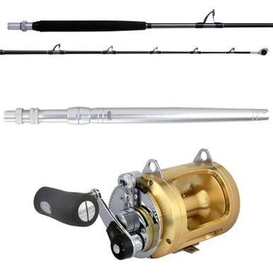 Shimano Terez TZBWHS57HA / Tiagra TI50WA BW High Speed Trolling Standup Combo - UB2-SLV