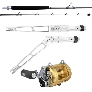 Shimano Terez TZBWHS57HA / Tiagra TI50WA BW High Speed Trolling Standup Combo - WT2L-S