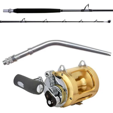Shimano Terez TZBWHS57HA / Tiagra TI50WLRSA BW High Speed Trolling Standup Combo - UBC2-SLV