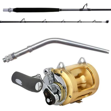 Shimano Terez TZBWHS68HA / Tiagra TI50WLRSA BW High Speed Trolling Standup Combo - UBC2-SLV