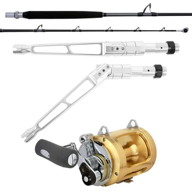 Shimano Terez TZBWHS68HA / Tiagra TI50WLRSA BW High Speed Trolling Standup Combo - WT2L-S