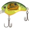 Shimano World Rush Square Bill Crankbait - Green Chart Splatter
