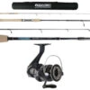 Shimano Miravel MIR4000XG / Silver Hook TDSSTS703M Travel Combo -Shimano Shop tackledirect mir4000xg tdssts703m silver hook spinning travel combo 88347.1728493273.386.513