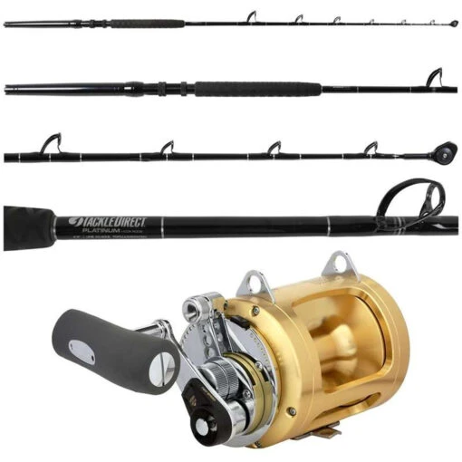 Shimano Tiagra 50WLRSA / Platinum Hook TDPS645080WTSIN Standup Combo