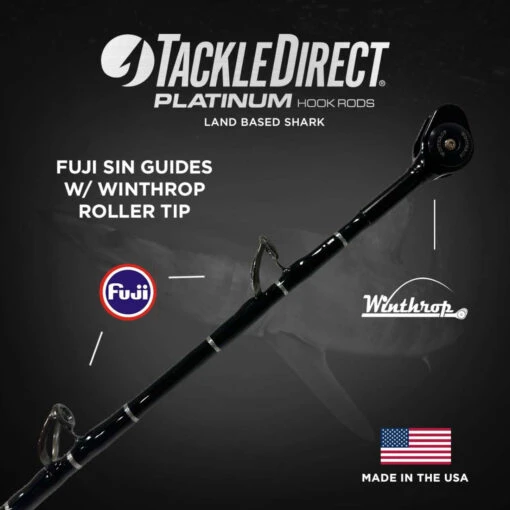 Shimano Tiagra 80WA / TackleDirect TDPSSHARK Combo 13 Shimano Tiagra 80WA / TackleDirect TDPSSHARK Combo -Shimano Shop tackledirect tdpsshark ti80wa platinum hook land based shark combo 55564.1728054080