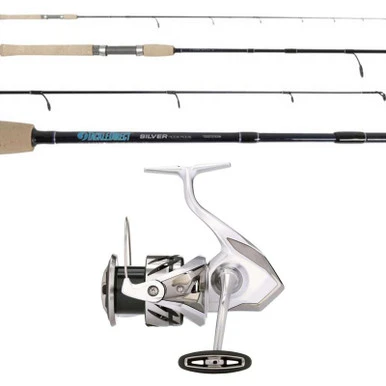 Shimano Stradic FM ST4000XGFM / Silver Hook TDSSTS703MH Travel Combo